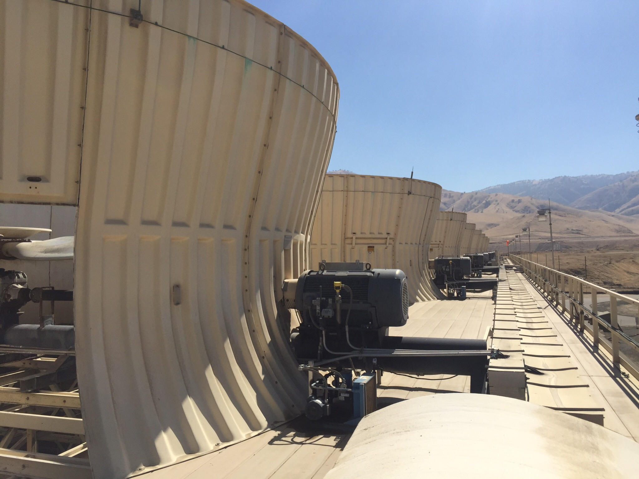 Fan deck replacement cooling tower CJS Cooling Tower Services